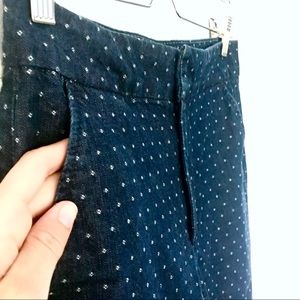 Joe’s Jeans high crop trouser dark denim dot sz 25